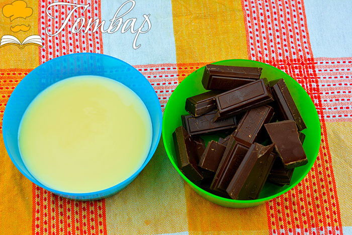 Готвар, рецепта - Лесен шоколадов сладкиш с две съставки и без печене